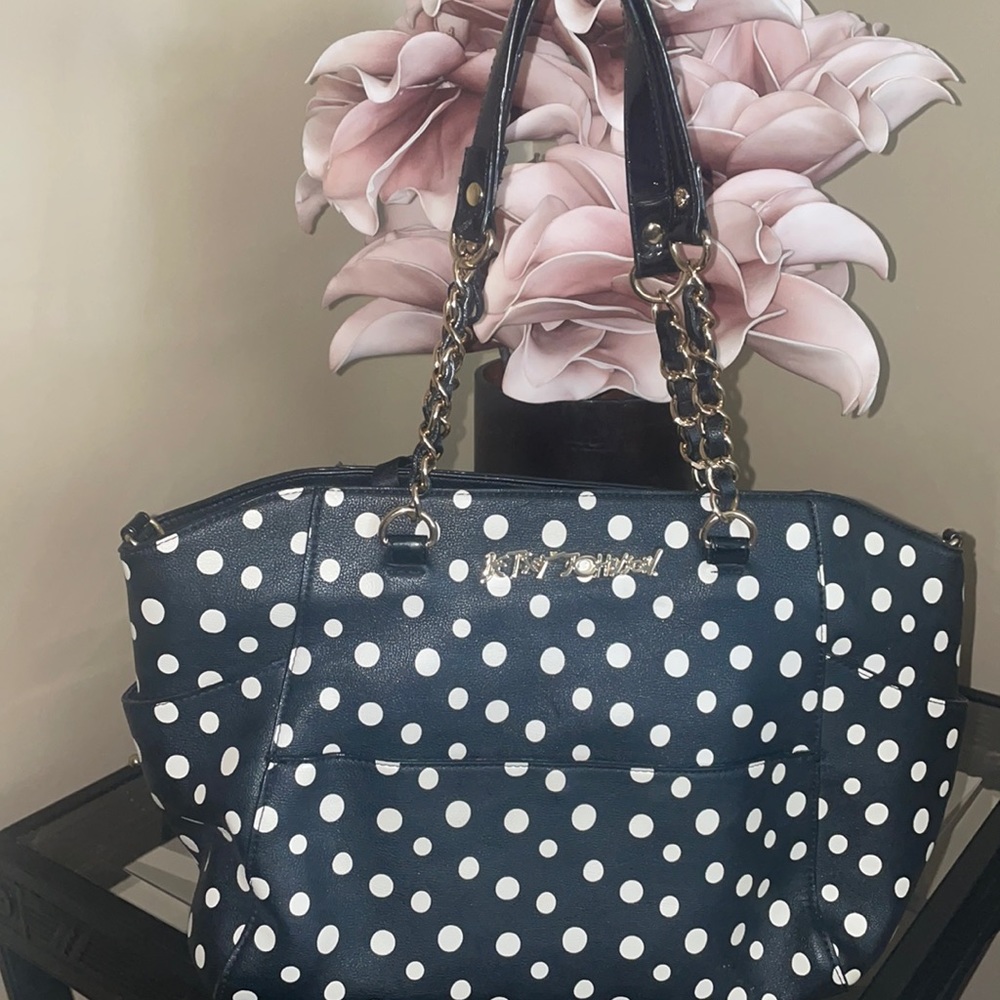 Betsy Johnson polka dot Bag